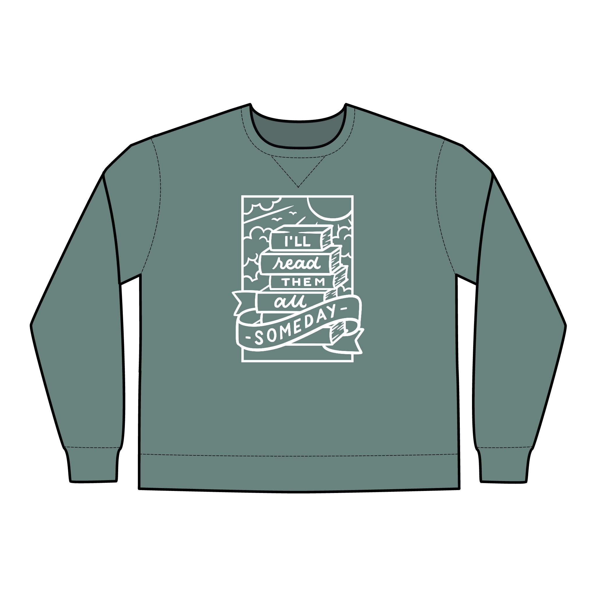 Read Them All Someday Unisex Crewneck Sweatshirt