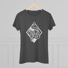 Load image into Gallery viewer, Starry Snake White Lineart Women's Bookish T-Shirt