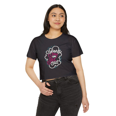 Spark Joy Women's Crop Top