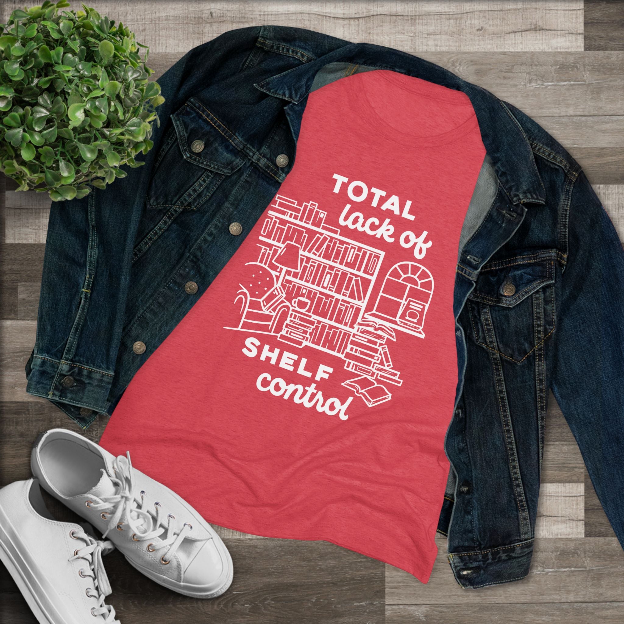 Shelf Control Women's Tri-Blend Tee
