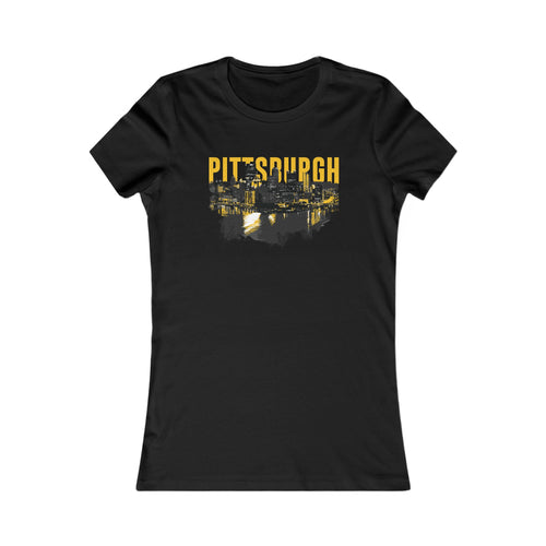 Pittsburgh Downtown Skyline Point Women's Tee