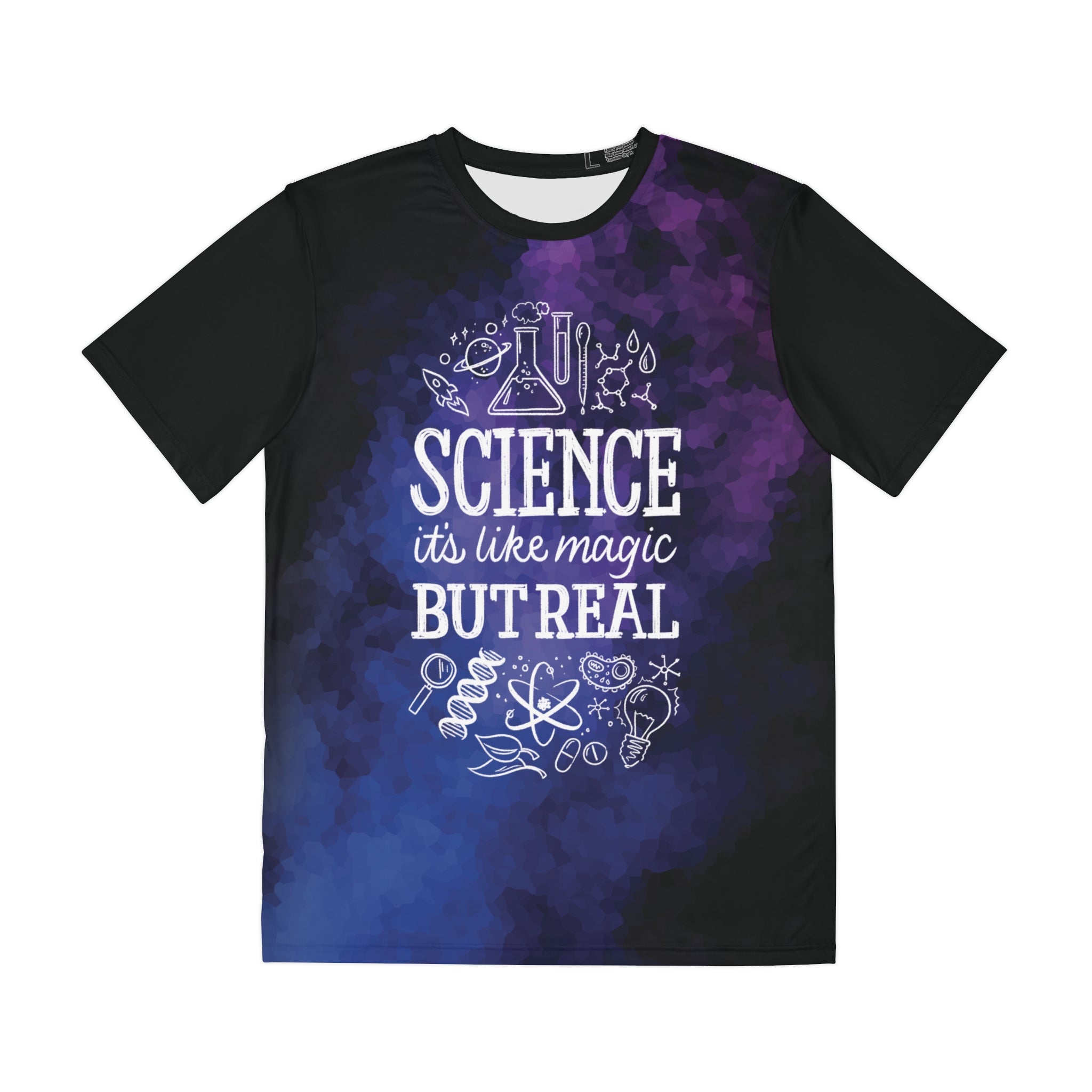 Science Is Like Magic But Real AOP T-Shirt (2-4XL)