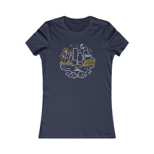 Load image into Gallery viewer, Pittsburgh Starry Skyline Women&#39;s Tee