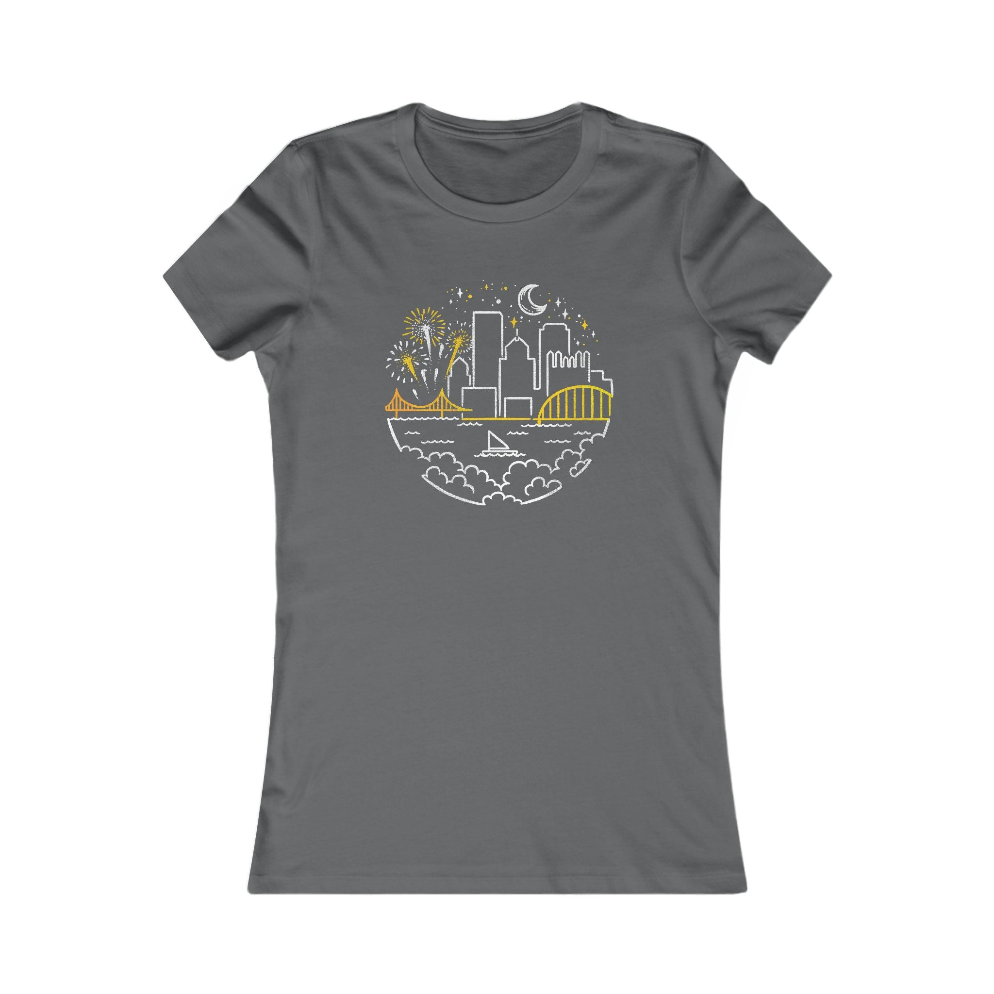 Pittsburgh Starry Skyline Women's Tee