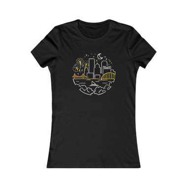 Pittsburgh Starry Skyline Women's Tee