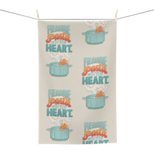 Load image into Gallery viewer, Measure Pasta with your Heart Tea Towel