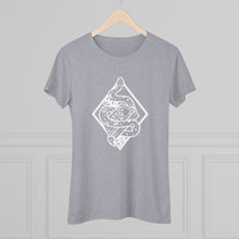 Load image into Gallery viewer, Starry Snake White Lineart Women's Bookish T-Shirt
