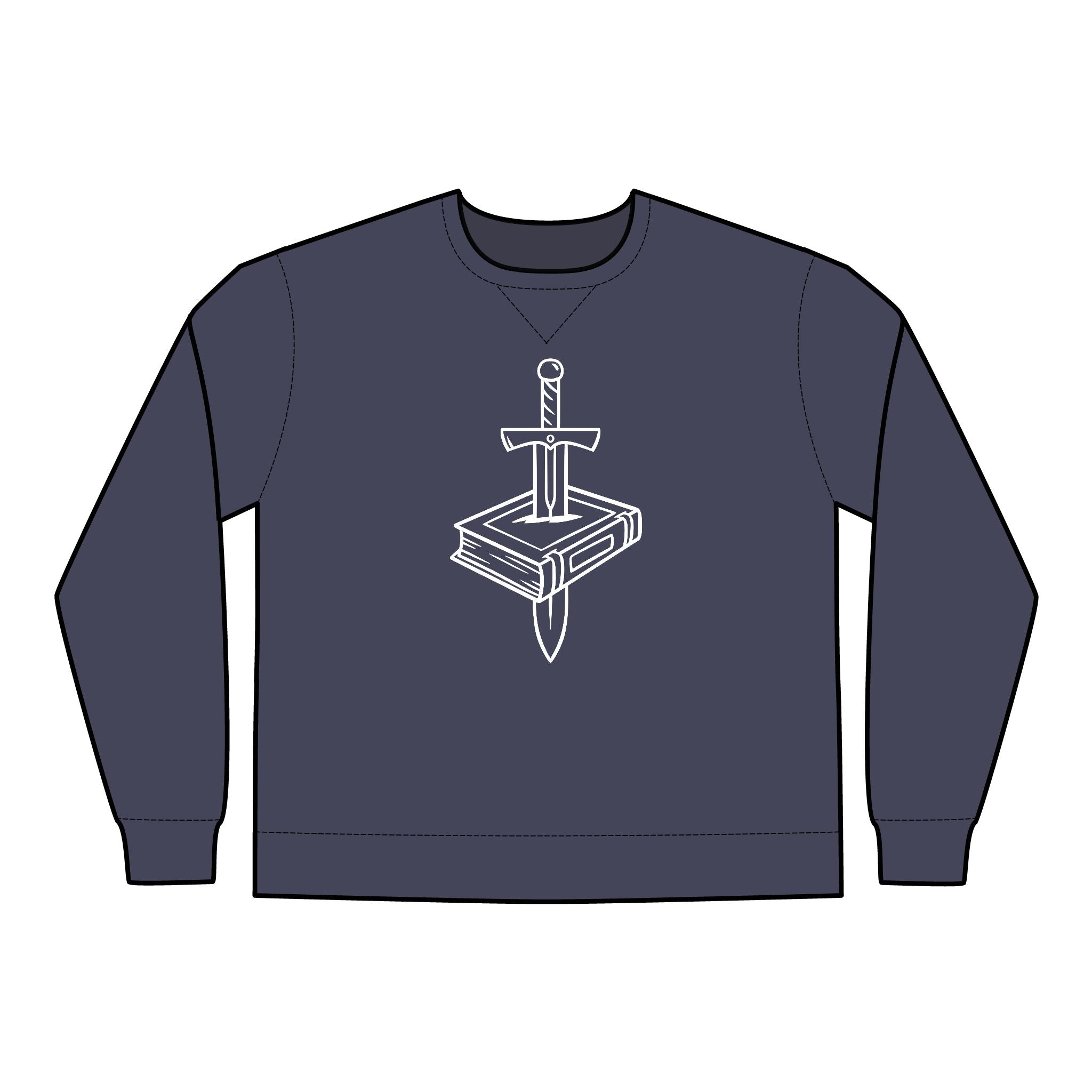 Booxcalibur Unisex Crewneck Sweatshirt