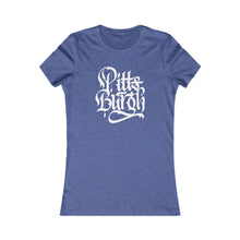 Load image into Gallery viewer, Pittsburgh Rough Calligraphy Women&#39;s Tee