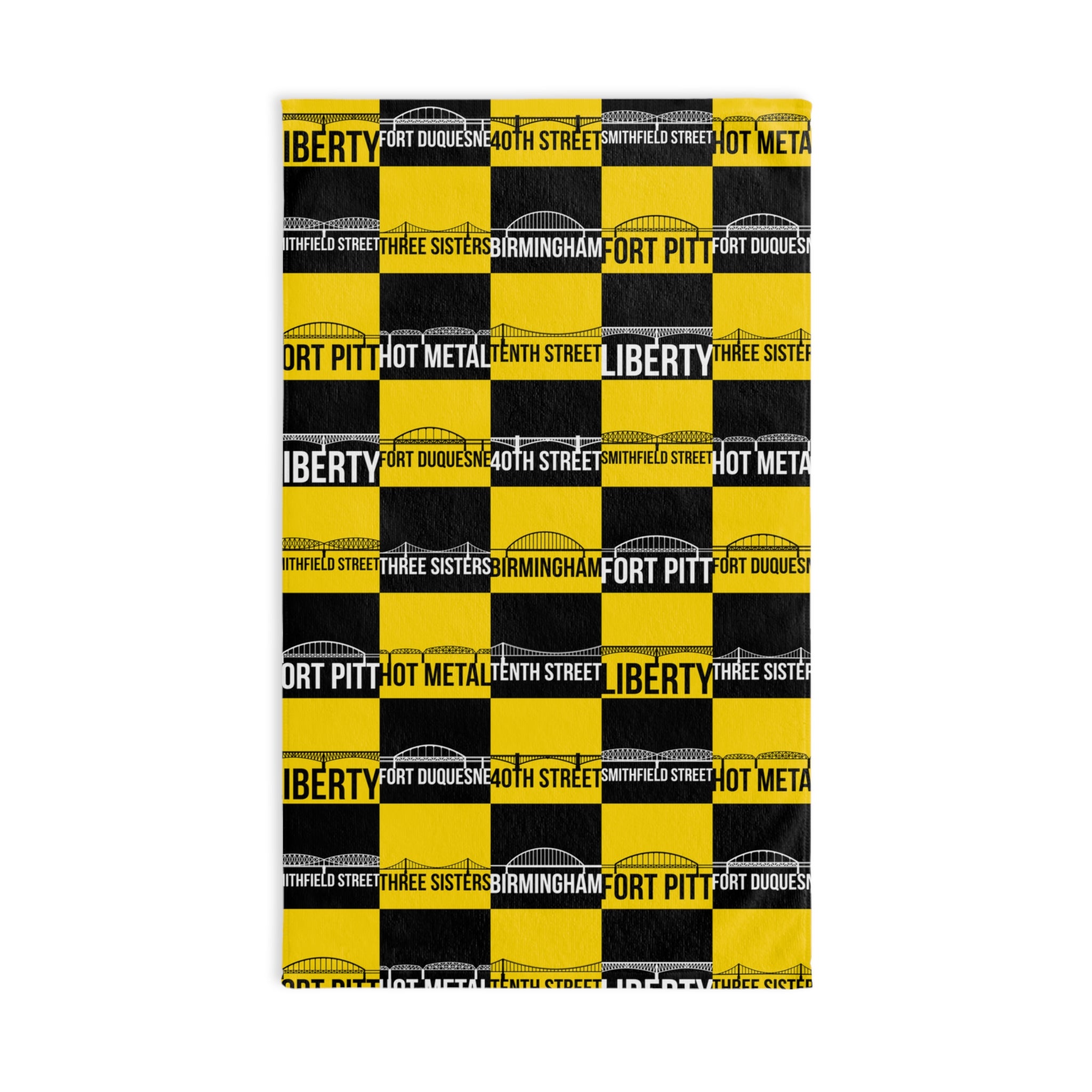 Pittsburgh 9 Bridges Hand Towel