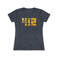 Load image into Gallery viewer, 412 Map Women&#39;s Tri-Blend Tee