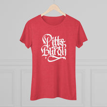 Load image into Gallery viewer, Pittsburgh Rough Calligraphy Women&#39;s Tri-Blend Tee