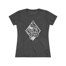 Load image into Gallery viewer, Starry Snake White Lineart Women's Bookish T-Shirt