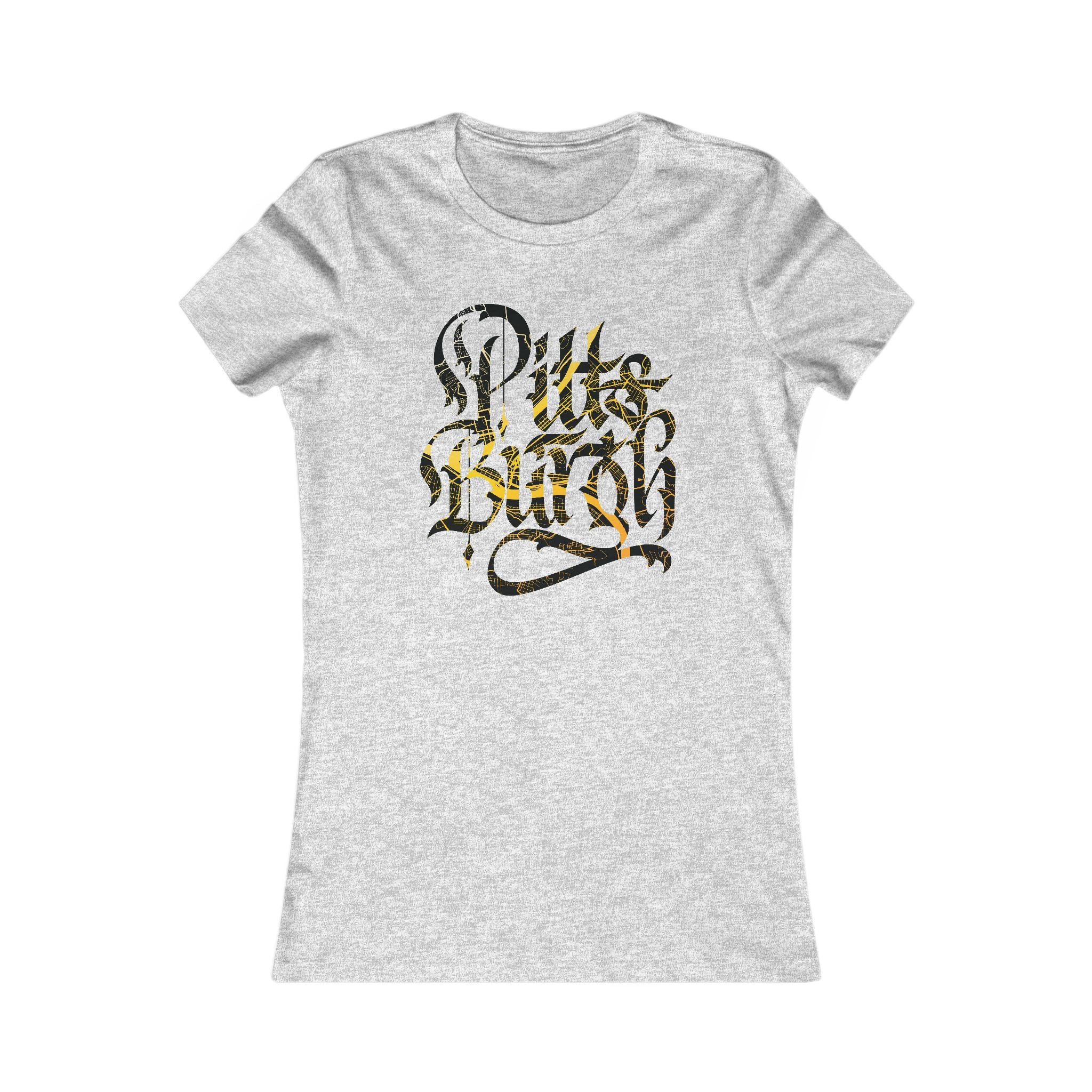 Pittsburgh Rough Calligraphy Women's Tee