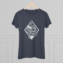 Load image into Gallery viewer, Starry Snake White Lineart Women's Bookish T-Shirt
