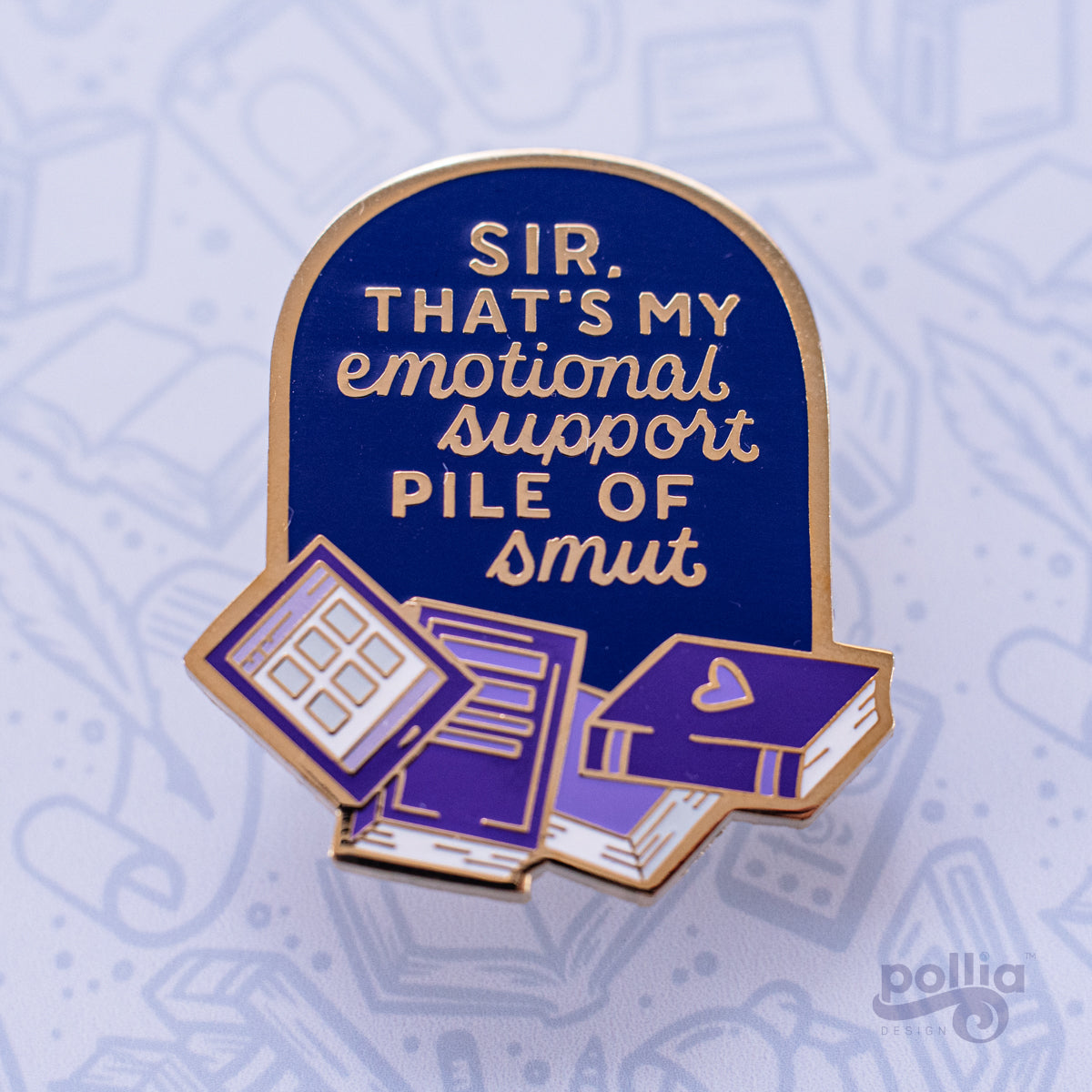 B-GRADE Romancelandia Enamel Pin