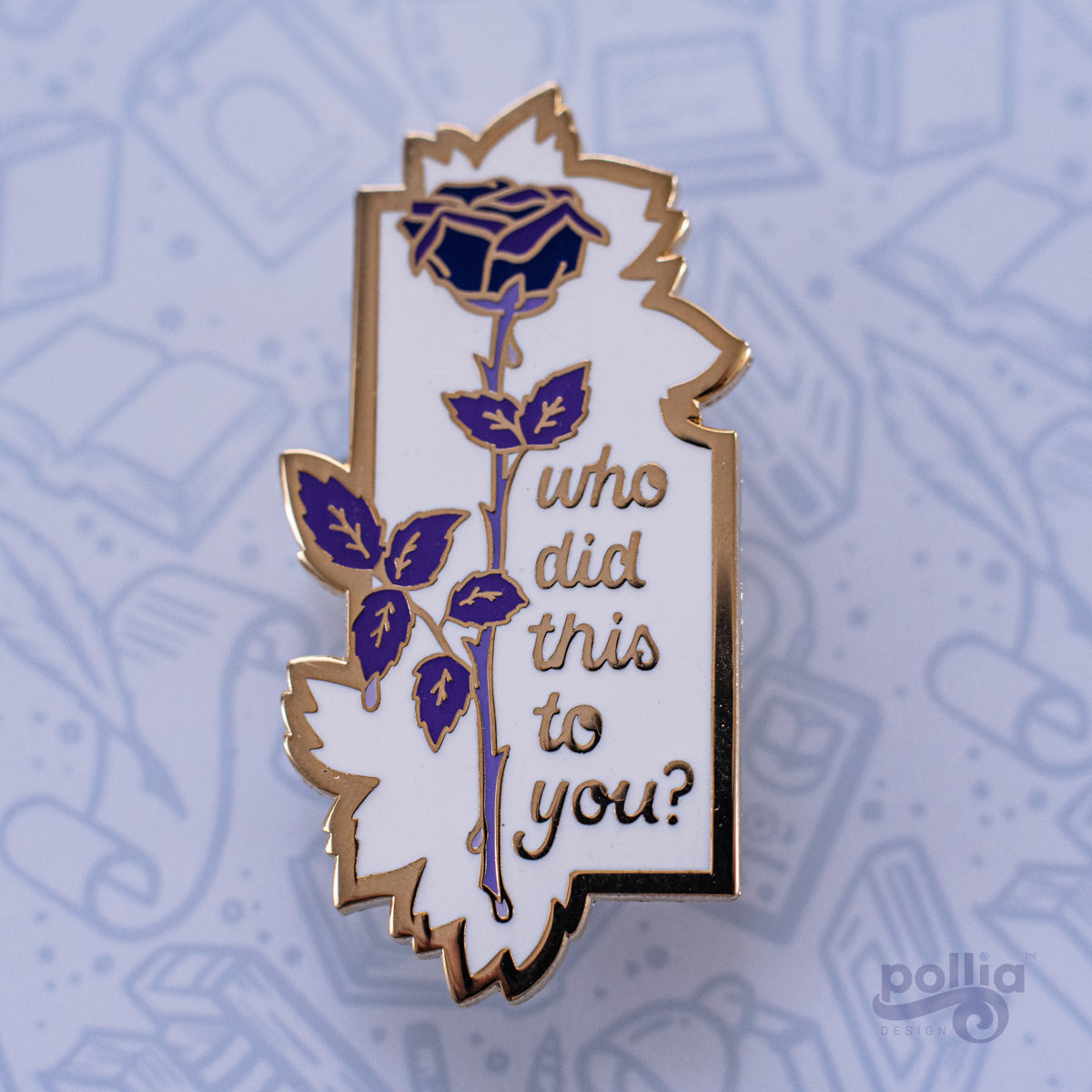 B-GRADE Romancelandia Enamel Pin