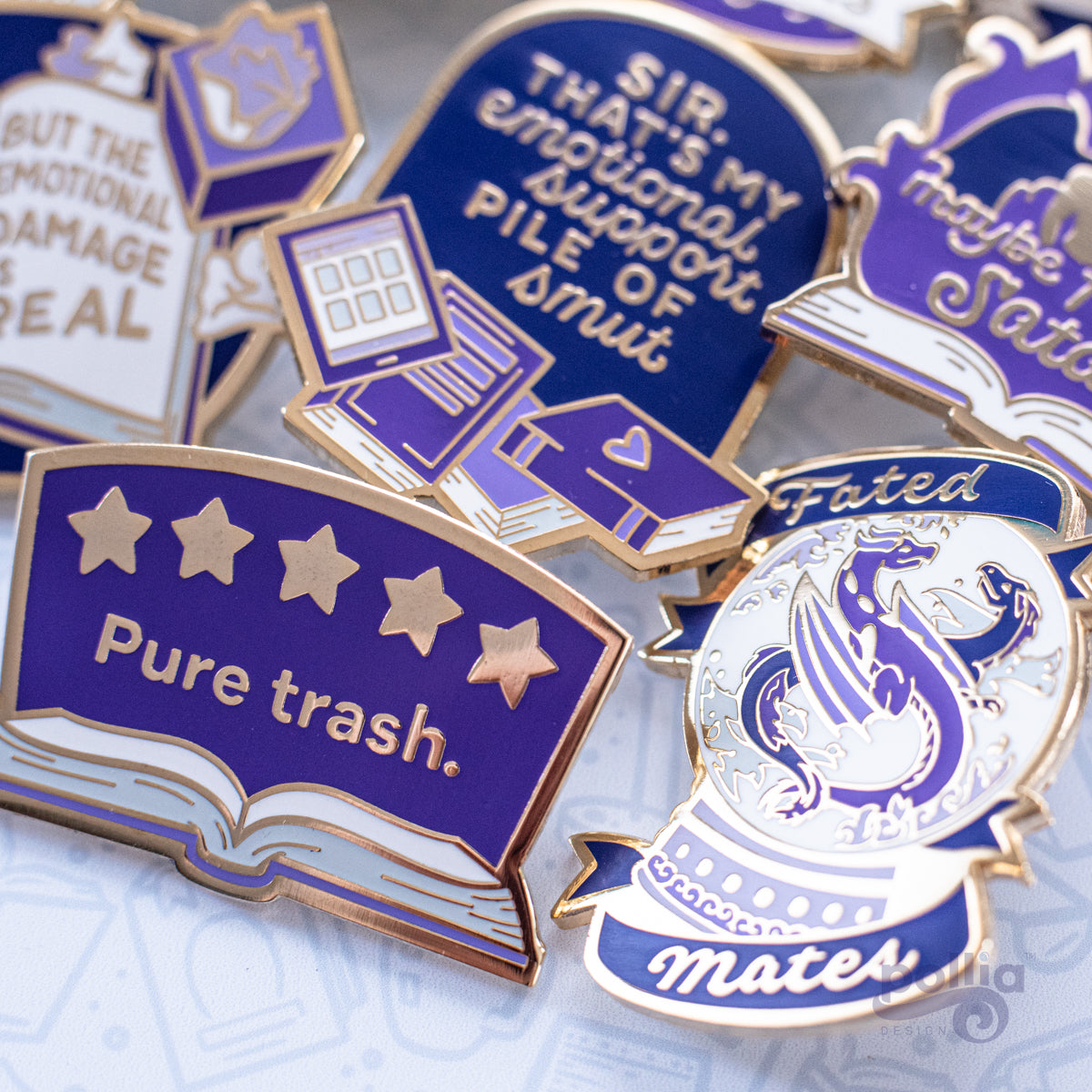 Romancelandia Enamel Pin