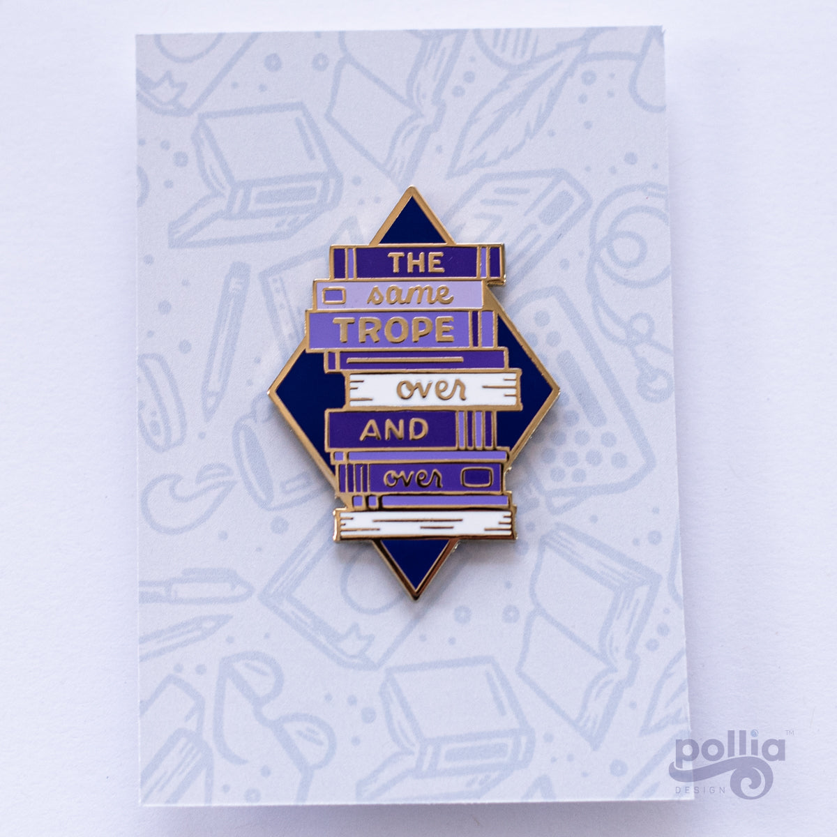 B-GRADE Romancelandia Enamel Pin