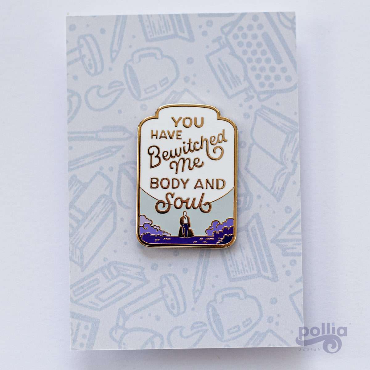 B-GRADE Romancelandia Enamel Pin