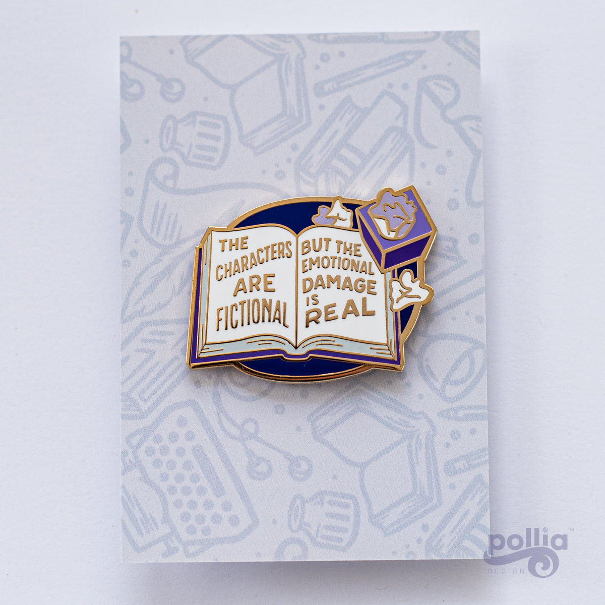 B-GRADE Romancelandia Enamel Pin