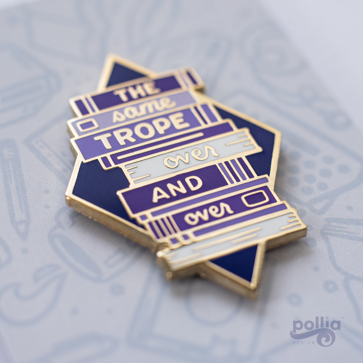 B-GRADE Romancelandia Enamel Pin