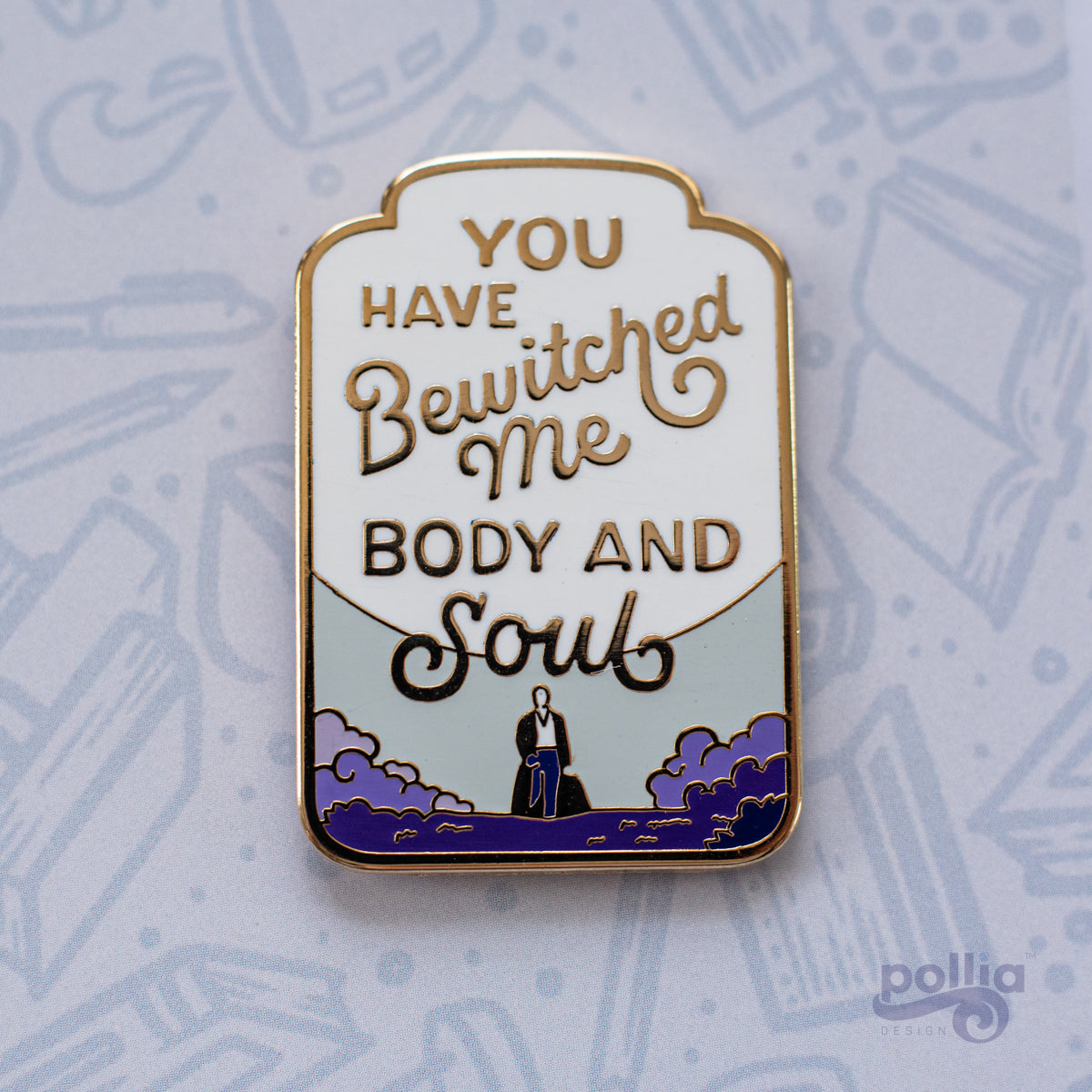 B-GRADE Romancelandia Enamel Pin