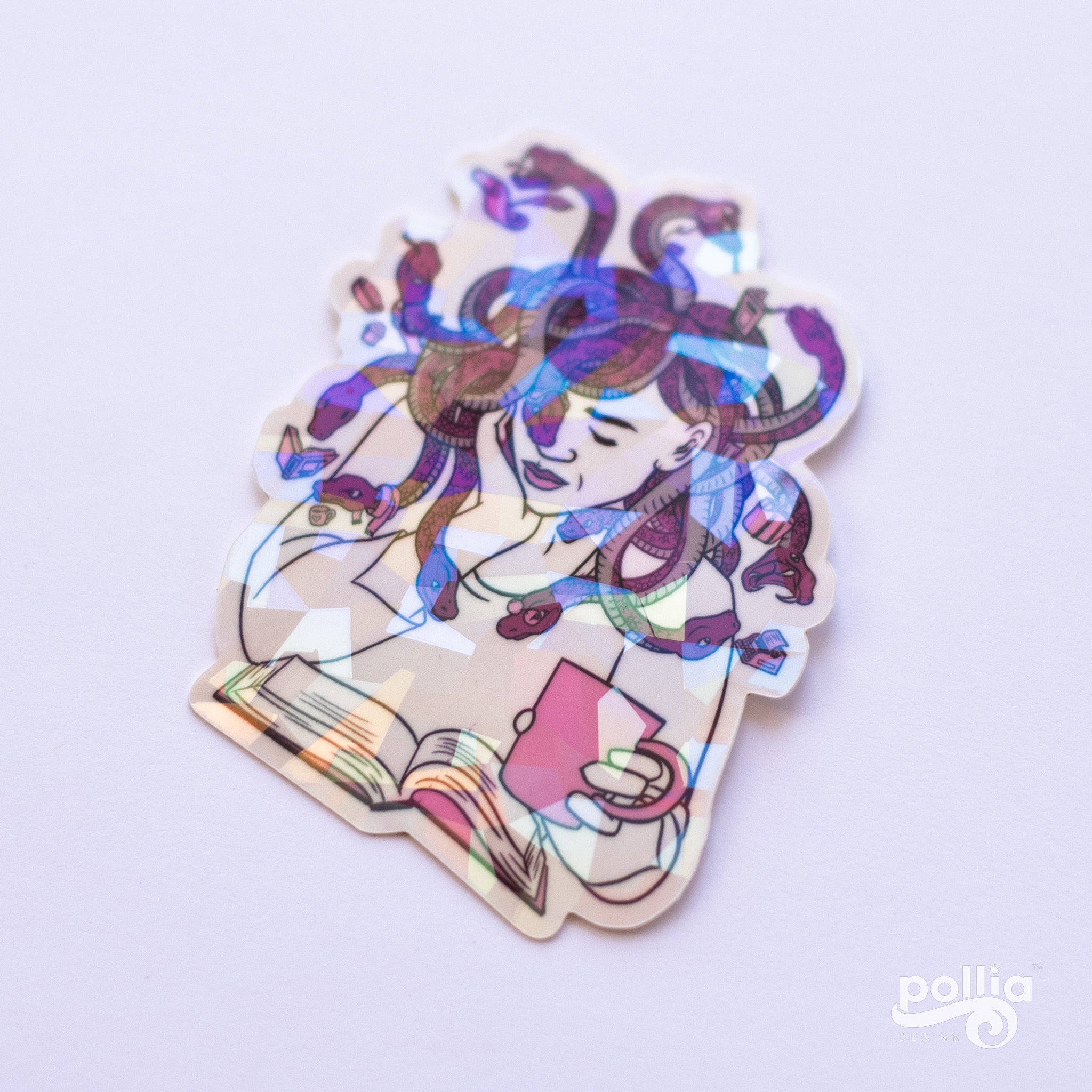 Medusa's Book Club Sticker