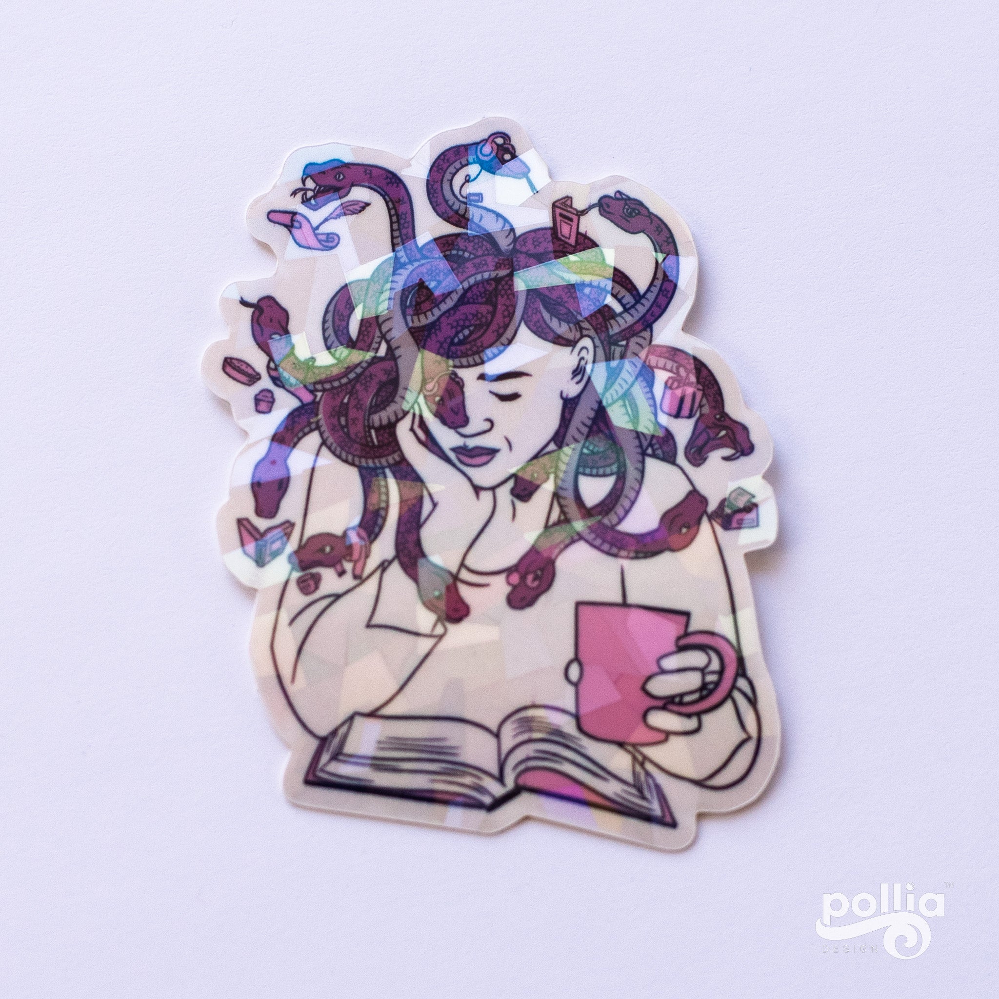 Medusa's Book Club Sticker