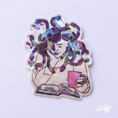 Medusa's Book Club Sticker
