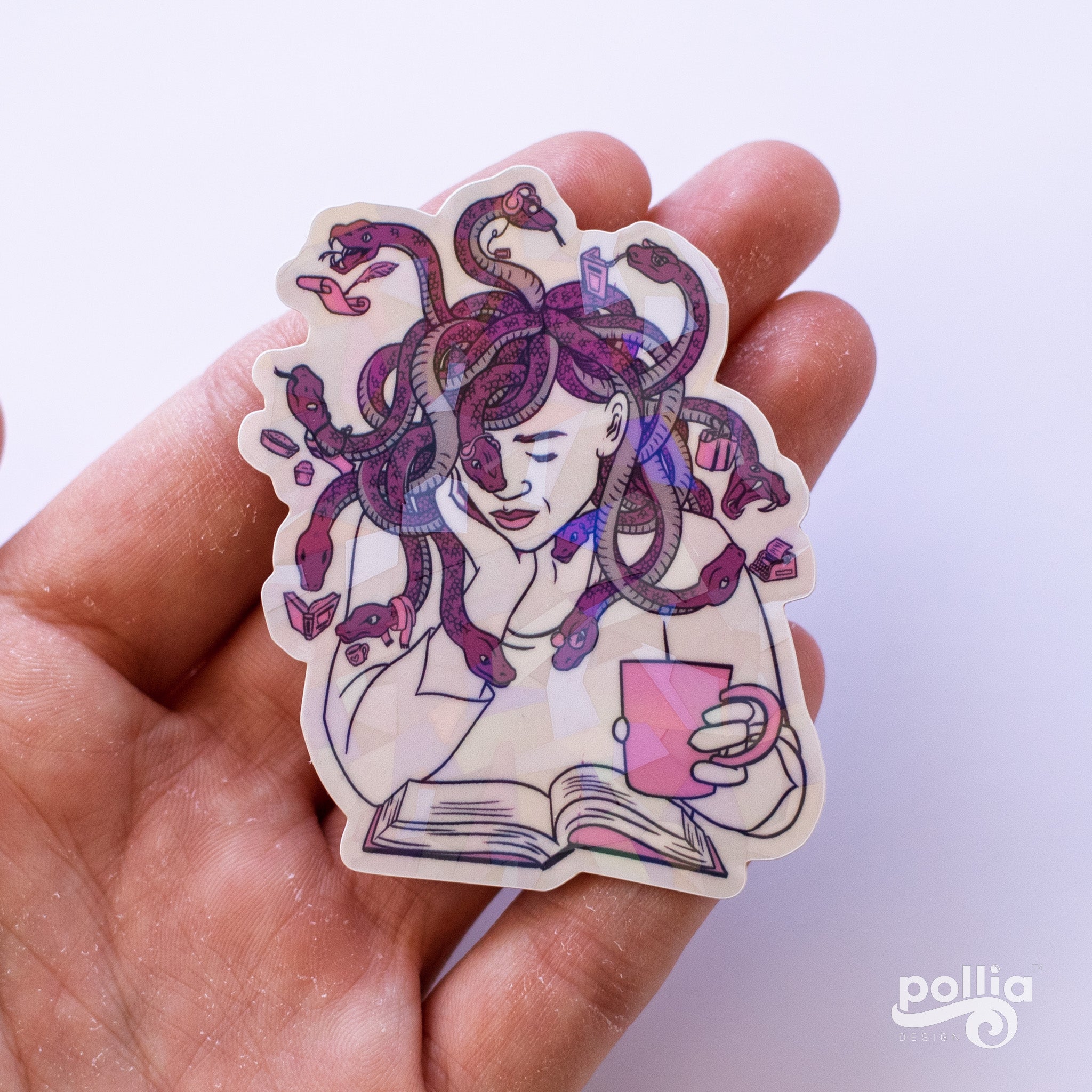 Medusa's Book Club Sticker