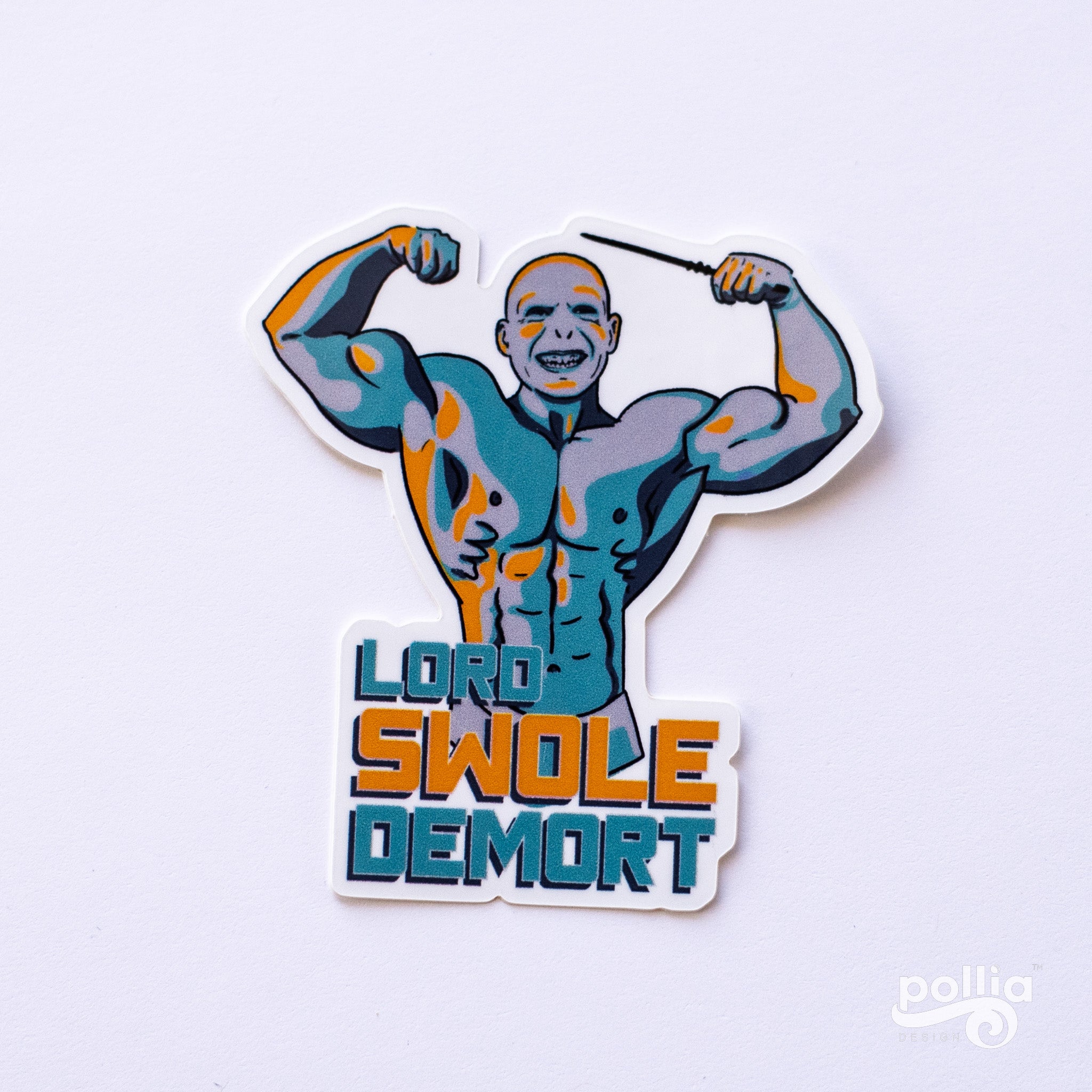 Lord Swole-Demort Silly Bookish Sticker