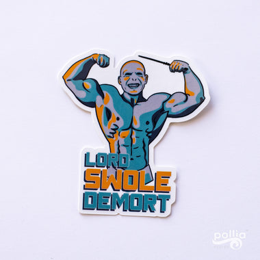 Lord Swole-Demort Silly Bookish Sticker