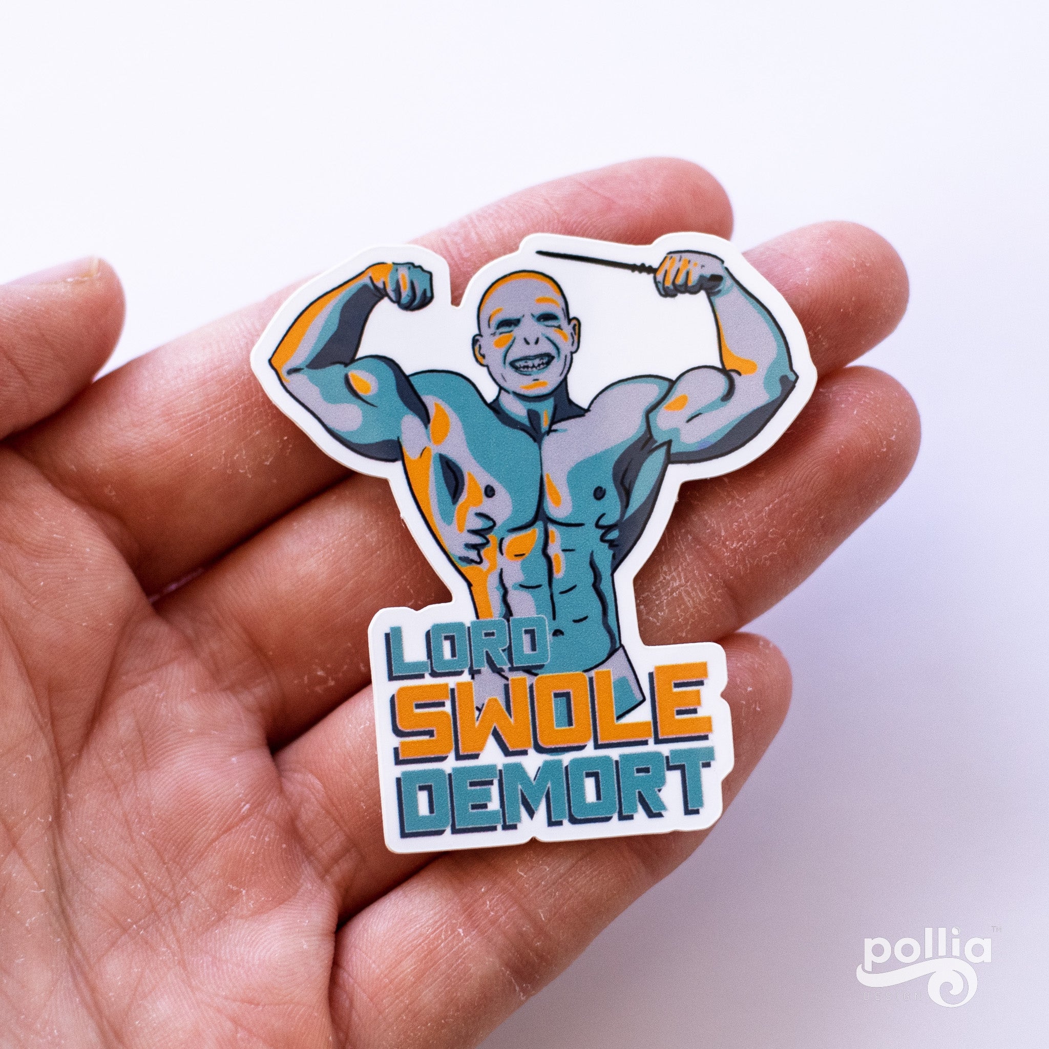Lord Swole-Demort Silly Bookish Sticker