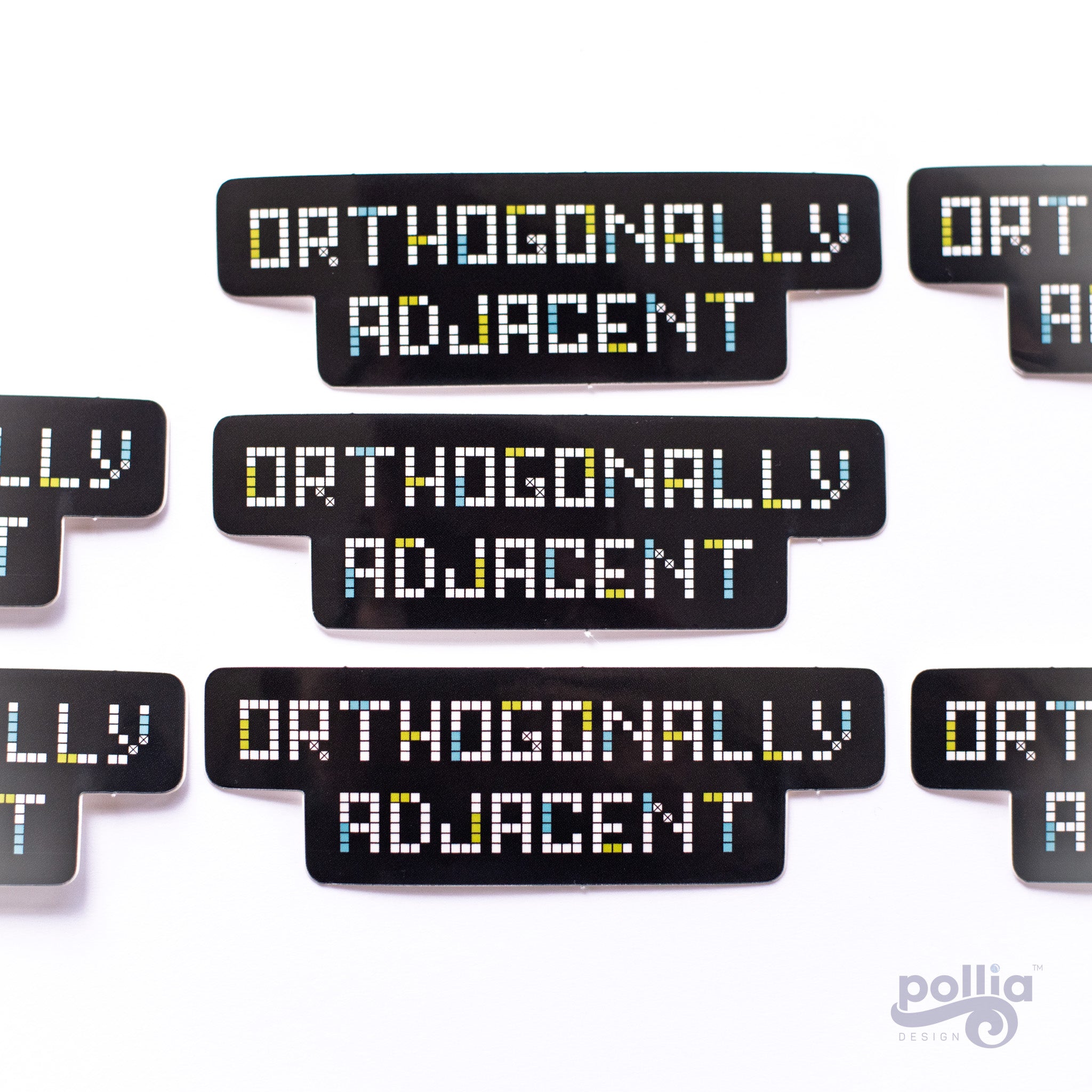 Orthogonally Adjacent Sticker