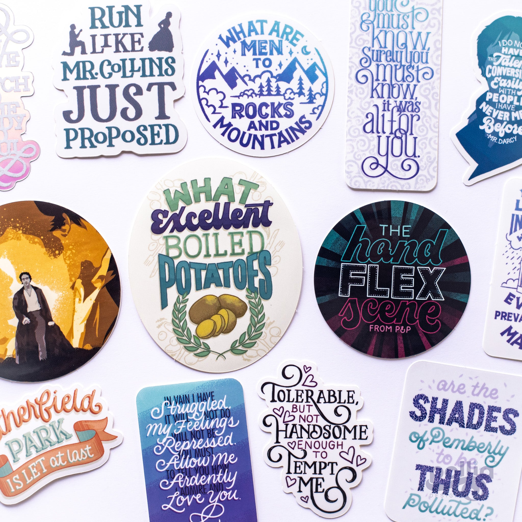 Pride and Prejudice Sticker Set
