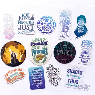 Pride and Prejudice Sticker Set