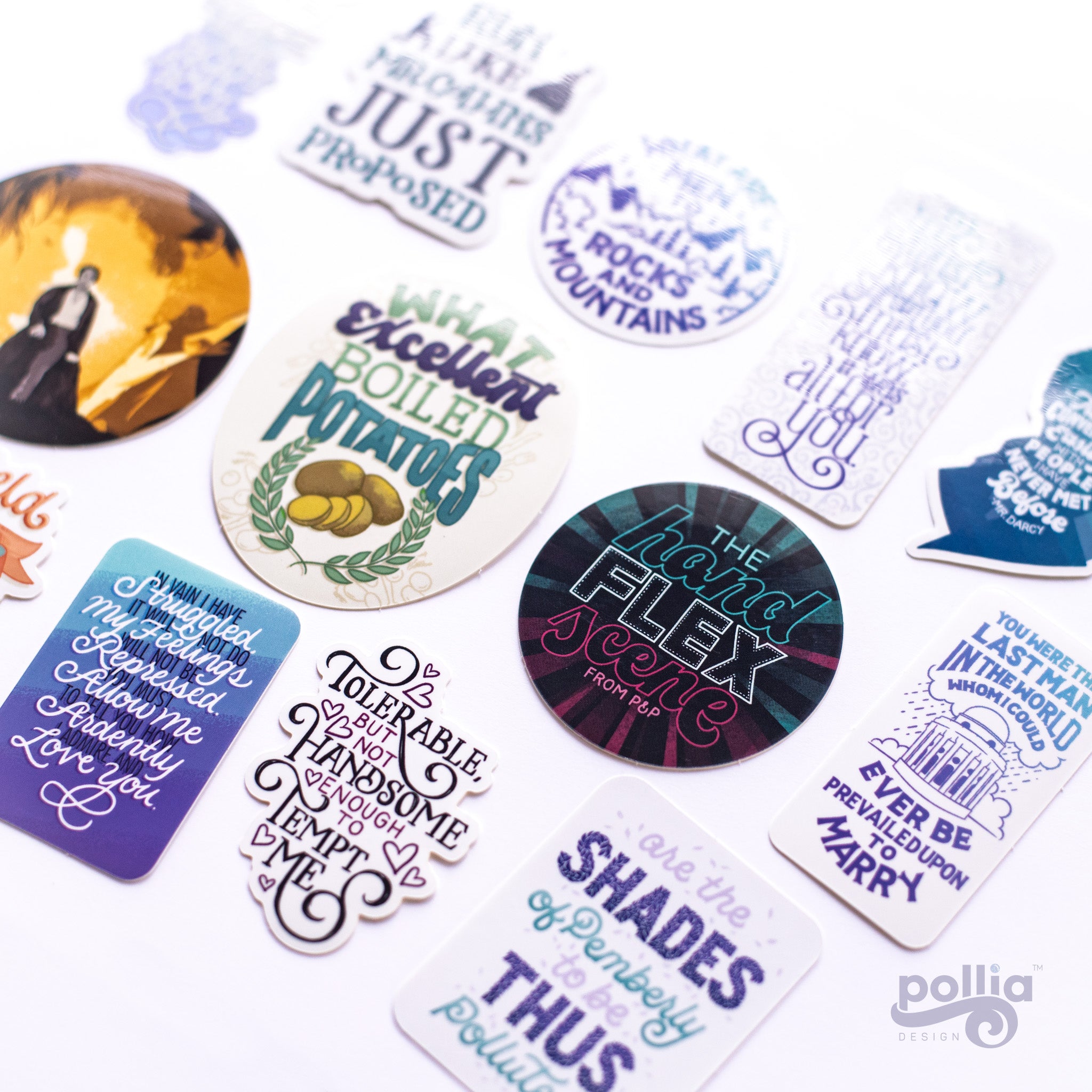 Pride and Prejudice Sticker Set