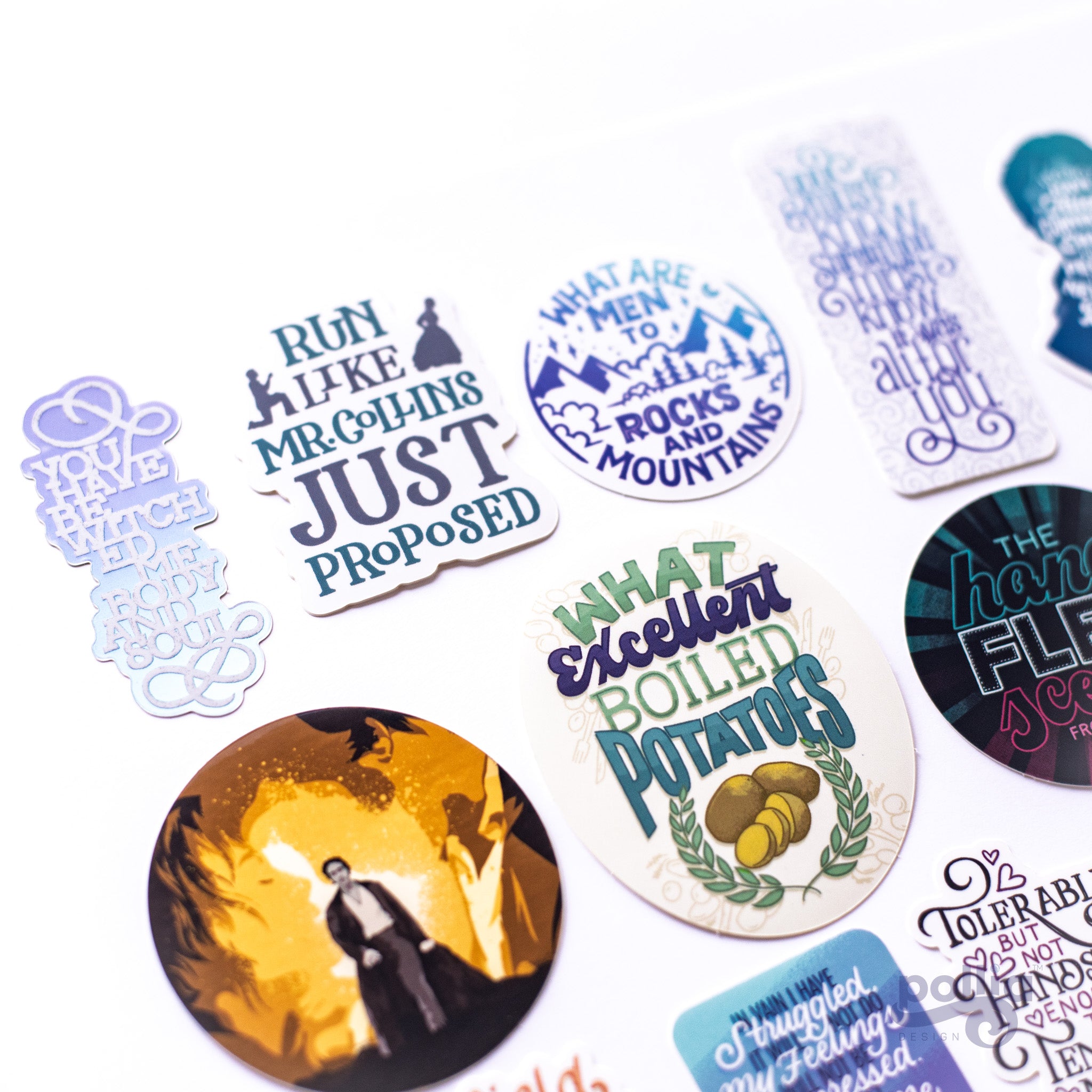 Pride and Prejudice Sticker Set