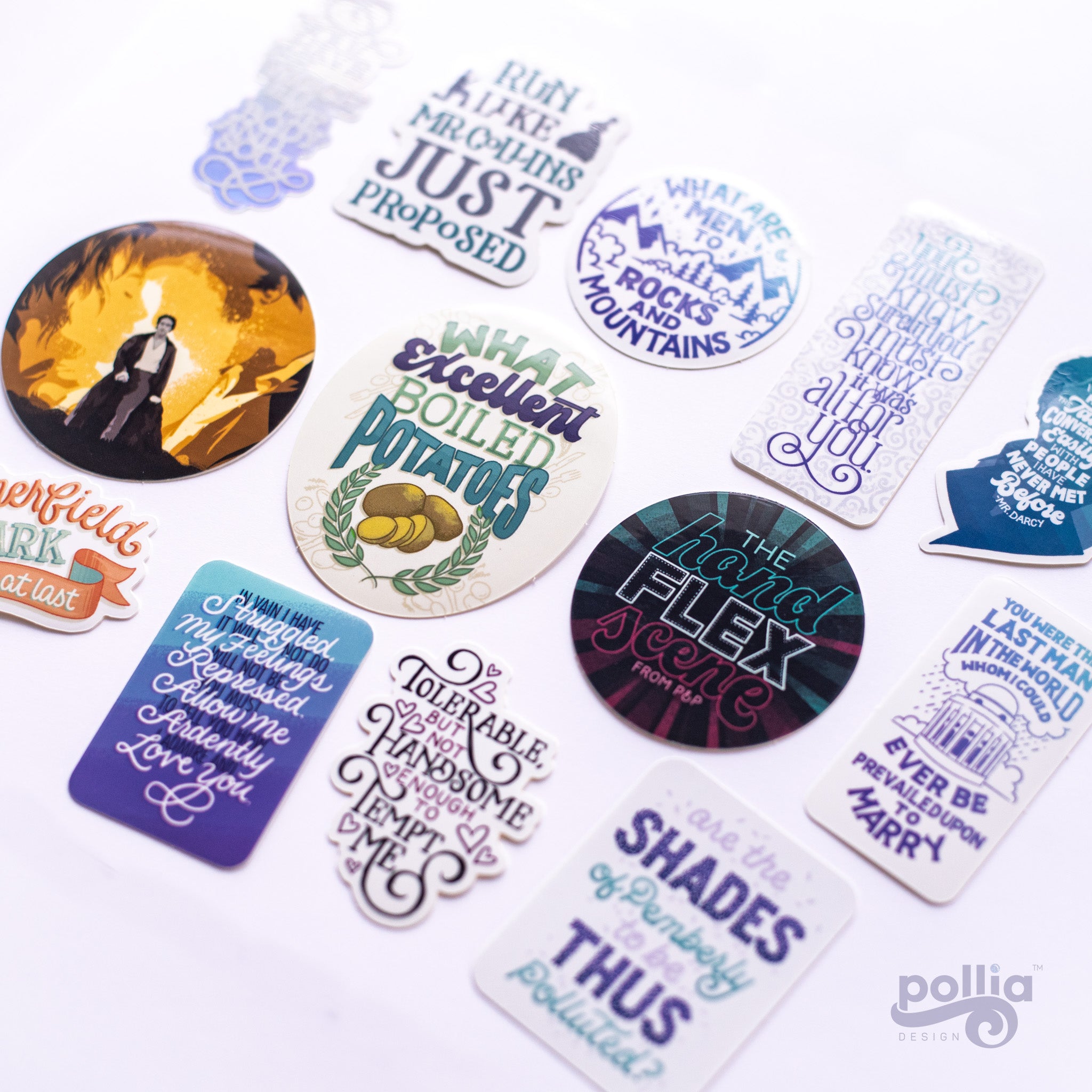 Pride and Prejudice Sticker Set