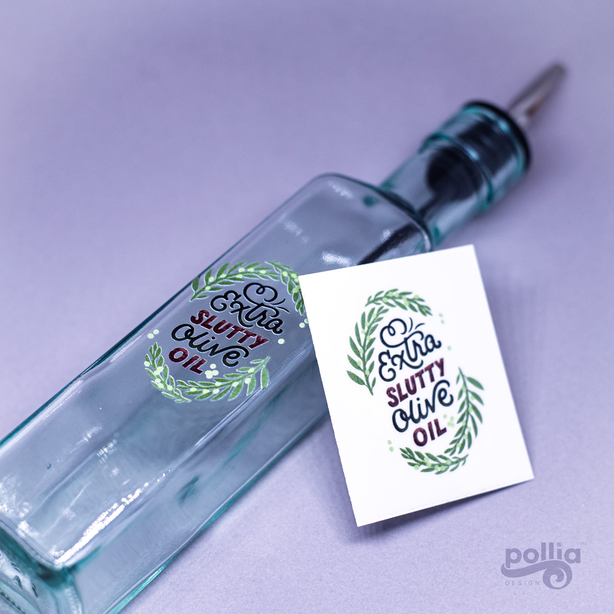 Extra Slutty Olive Oil Decal