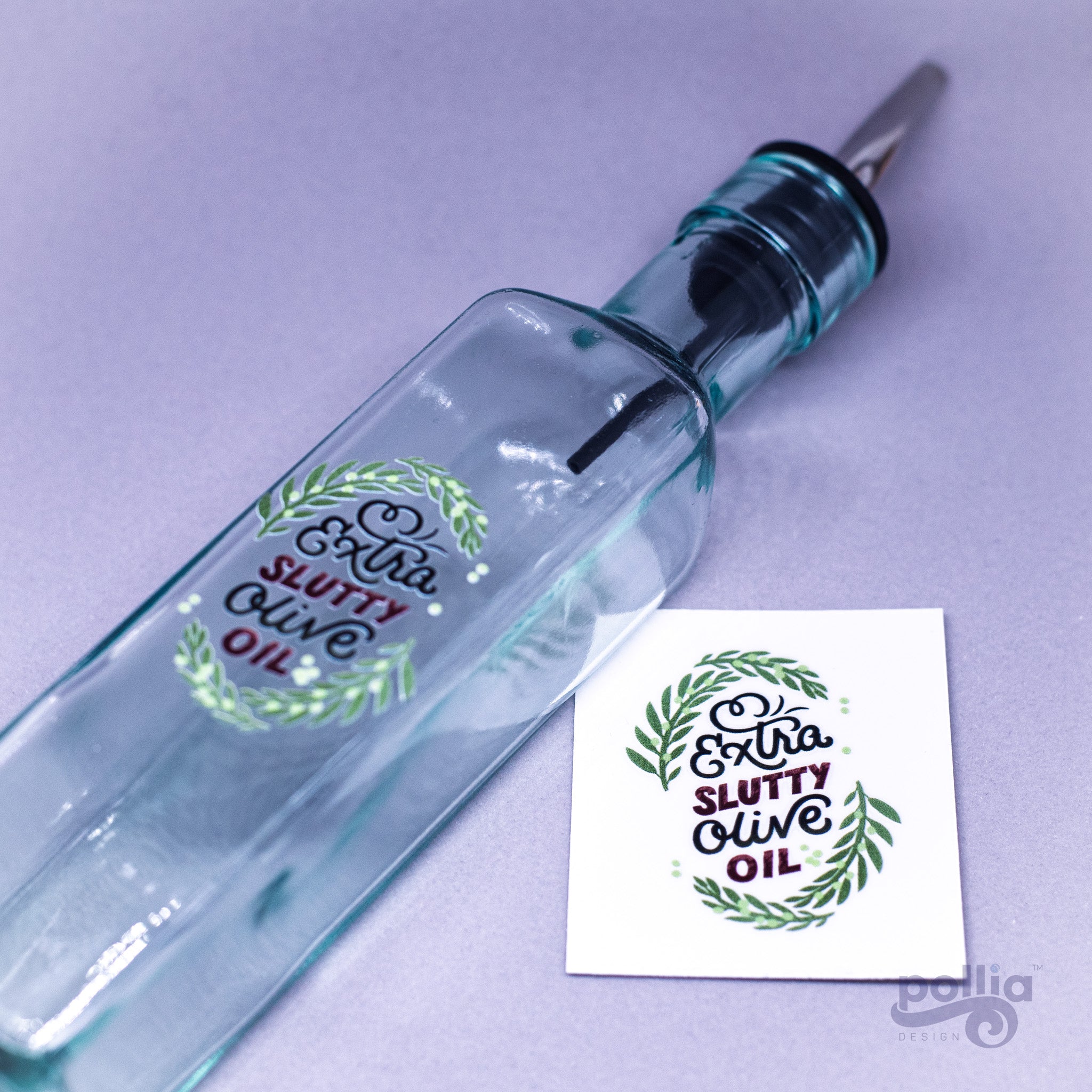 Extra Slutty Olive Oil Decal