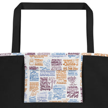 Load image into Gallery viewer, Wizarding Pickup Lines Large Tote Bag