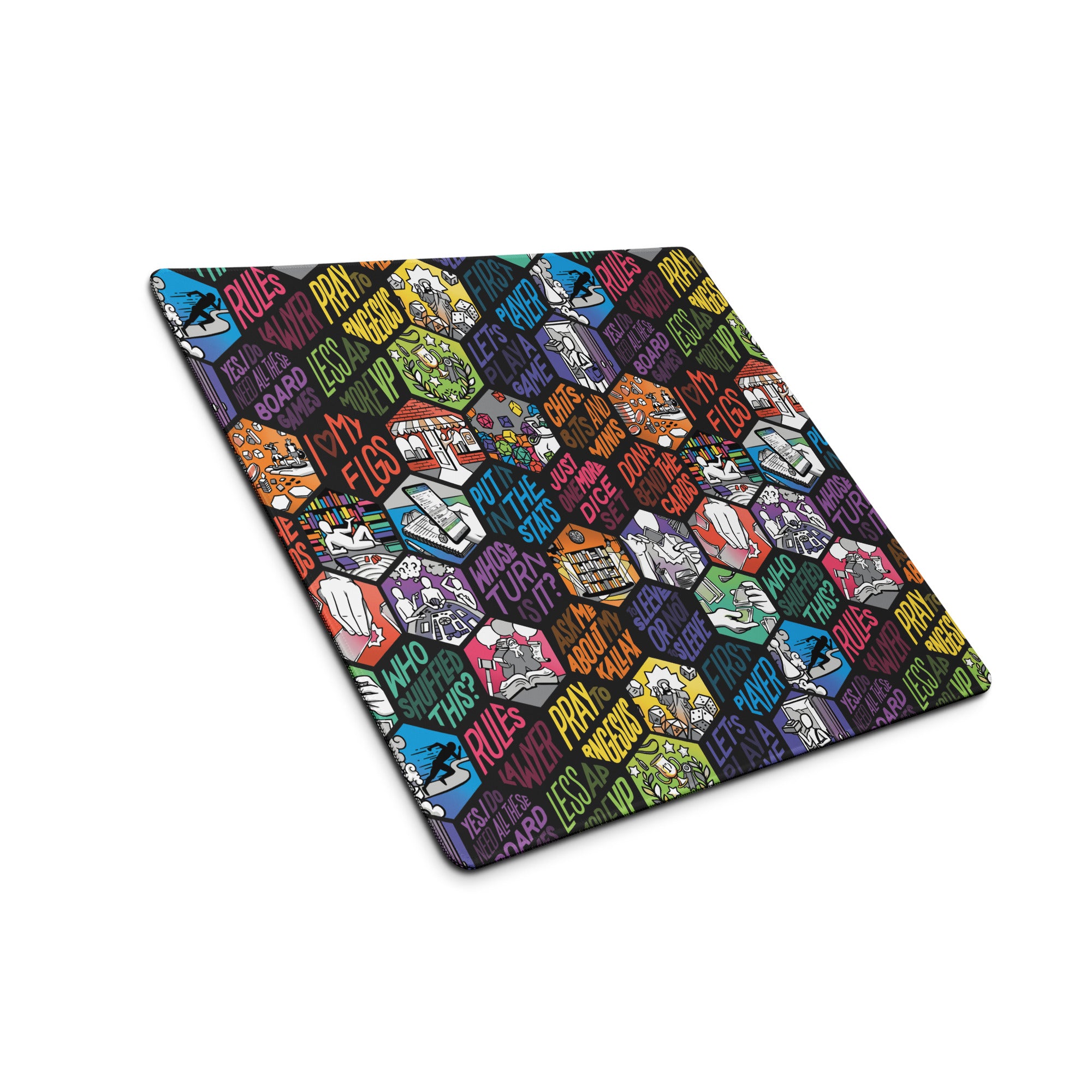 Gamer-Isms Hex Play/Desk Mat (Gamer Mousepad)