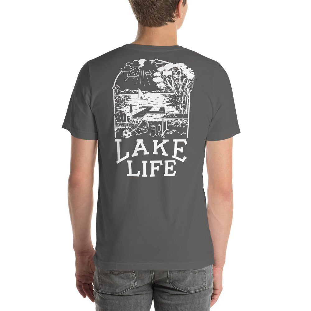 Powers Lake Unisex t-shirt