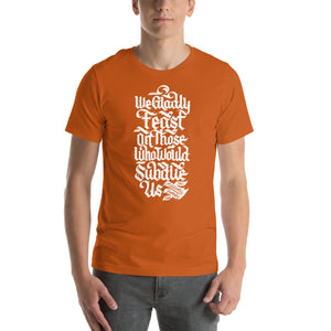 We Gladly Feast v2 Unisex t-shirt