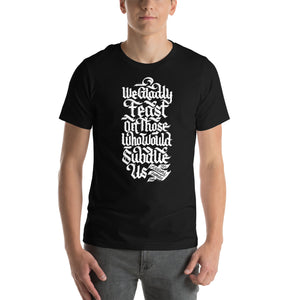 We Gladly Feast v2 Unisex t-shirt