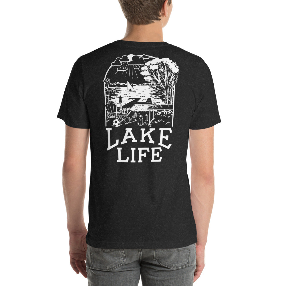 Powers Lake Unisex t-shirt