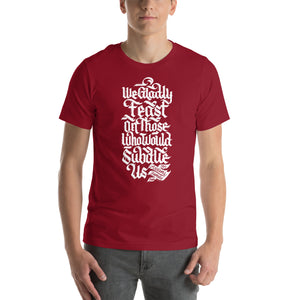 We Gladly Feast v2 Unisex t-shirt