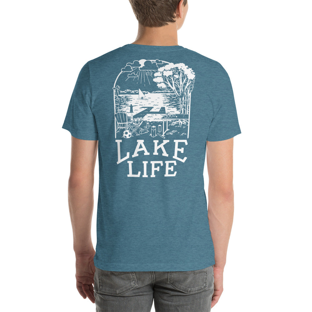Powers Lake Unisex t-shirt